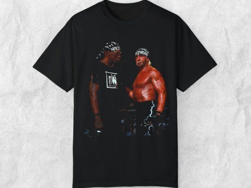 Dennis Rodman & Hulk Hogan Vintage 90s Streetwear Style Unisex T-shirt