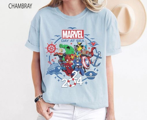 Disney Cruise Line Marvel Day At Sea 2024 Shirt