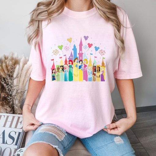 Comfort Colors® Disney Princess Castle Shirt, Princess T-Shirt