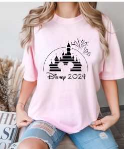 Comfort Colors® Disney 2024 Shirt, Mickey Shirt, Disney Castle Shirt