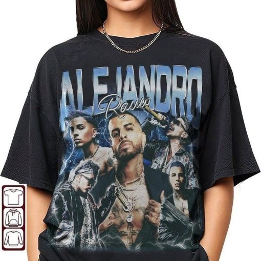 Retro Rauw Alejandro Vintage 90s Tee, Saturno 2023 Reggaeton Shirt