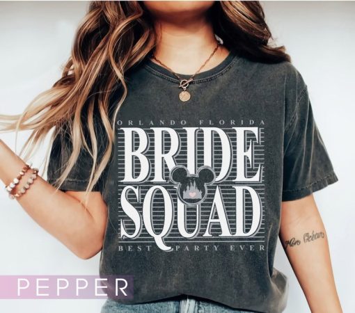 Disney Bride Shirt, Mickey Ears Shirt, Disney Bride Squad Shirt