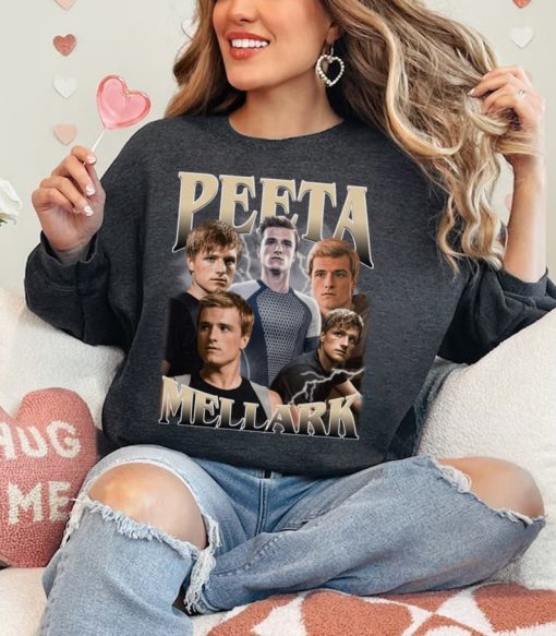 Peeta Mellark Shirt Vintage 90s Peeta Mellark Tshirt Graphic Tee Peeta