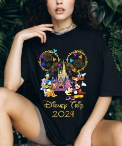 Comfort Colors® Disney Trip 2024 Shirt, Watercolor Castle Tee