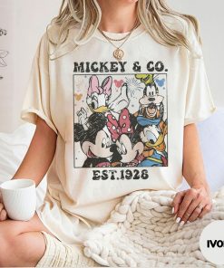 Comfort Color Vintage Mickey & Co 1928 Shirt, Retro Disney Shirt