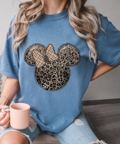 Comfort Colors® Leopard Minnie Shirt, Disney Family Shirt