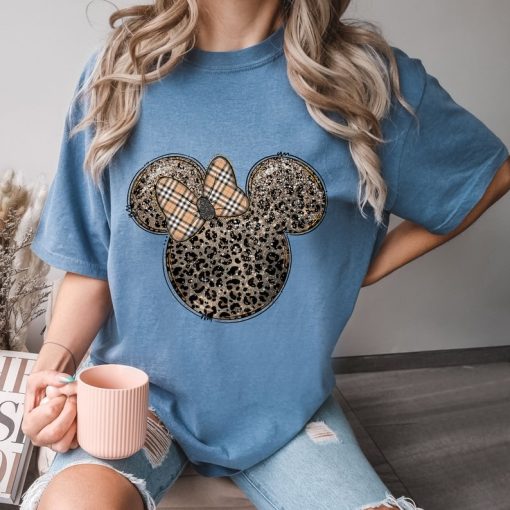 Comfort Colors® Leopard Minnie Shirt, Disney Family Shirt