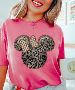 Comfort Colors® Leopard Minnie Shirt, Disney Family Shirt