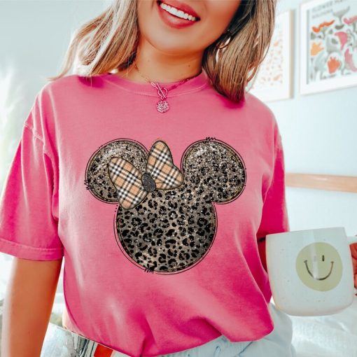 Comfort Colors® Leopard Minnie Shirt, Disney Family Shirt