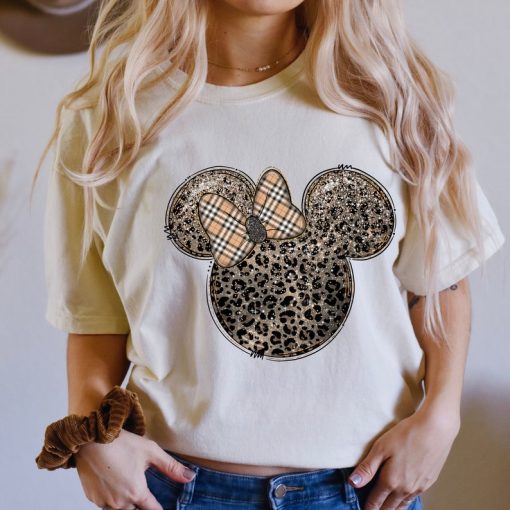 Comfort Colors® Leopard Minnie Shirt, Disney Family Shirt