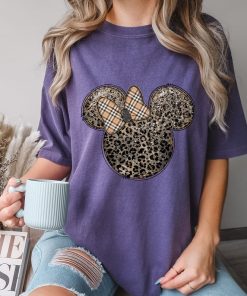 Comfort Colors® Leopard Minnie Shirt, Disney Family Shirt