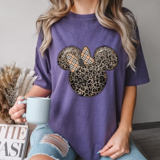 Comfort Colors® Leopard Minnie Shirt, Disney Family Shirt