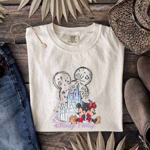 Comfort Colors® Disney Family T-Shirt, Mickey And Friends Shirt