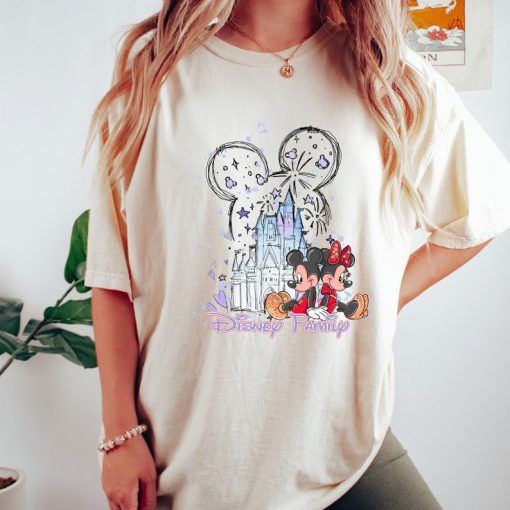 Comfort Colors® Disney Family T-Shirt, Mickey And Friends Shirt