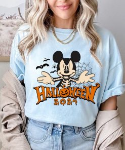 Comfort Colors® Mickey Skeleton Shirt, Halloween Party Shirt