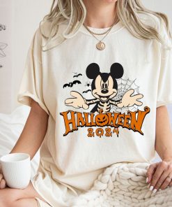 Comfort Colors® Mickey Skeleton Shirt, Halloween Party Shirt