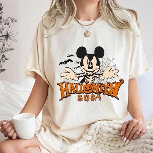 Comfort Colors® Mickey Skeleton Shirt, Halloween Party Shirt