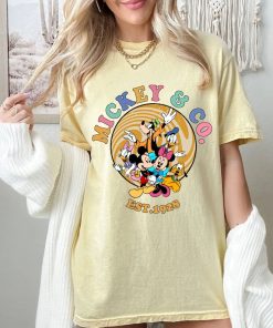 Comfort Colors® Mickey & Co Est 1928 Shirt, Mickey and Friends Shirt