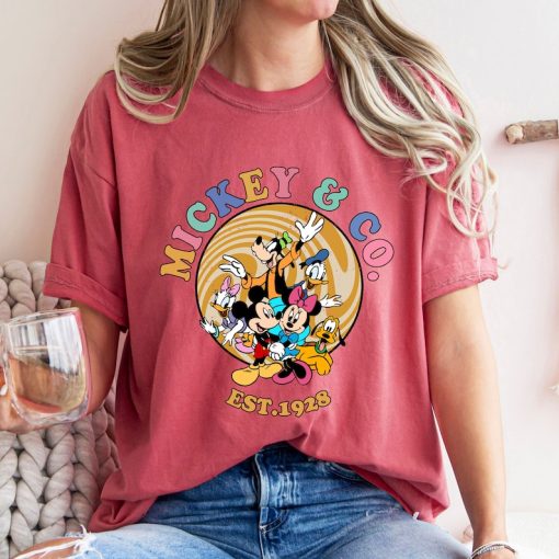 Comfort Colors® Mickey & Co Est 1928 Shirt, Mickey and Friends Shirt