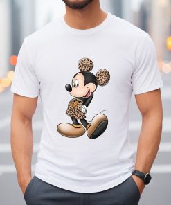 Comfort Colors® Leopard Mickey And Minnie Shirt, Disney Couple Tee