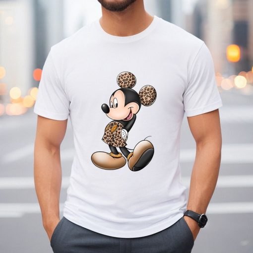 Comfort Colors® Leopard Mickey And Minnie Shirt, Disney Couple Tee