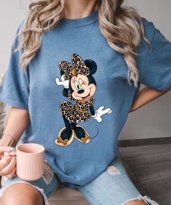 Comfort Colors® Leopard Mickey And Minnie Shirt, Disney Couple Tee