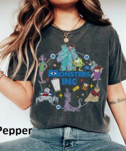 Disney Monsters Inc Shirt, Monster Inc Characters Shirt