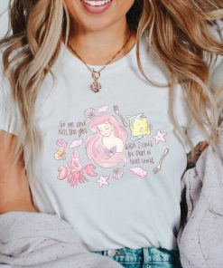 Retro Little Mermaid Shirt, Disney Watercolor Shirt