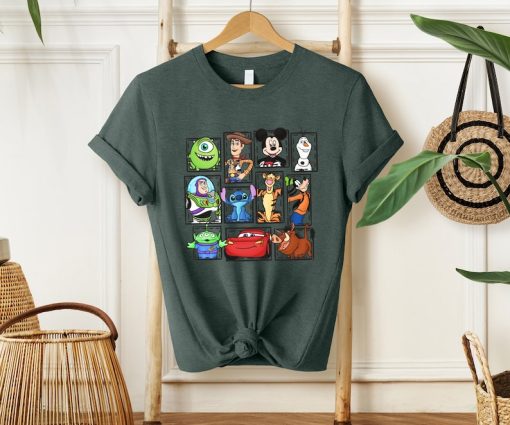 Disney Pixar Collection Character Shirt, Disney Shirt