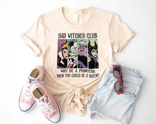 Disney Villains Shirt, Bad Witches Club T-Shirt