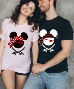 Comfort Colors® Mickey and Minnie Pirates Shirt