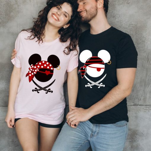 Comfort Colors® Mickey and Minnie Pirates Shirt