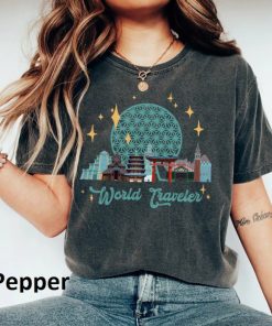 World Traveler Shirt, Disney Epcot Shirt, Epcot Center 1982 Shirt