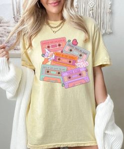 Comfort Colors® Valentines Cassettes T-Shirt, Valentines Day T-Shirt