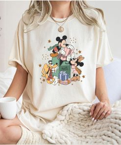 Comfort Colors® Mickey and Minnie Christmas Shirt