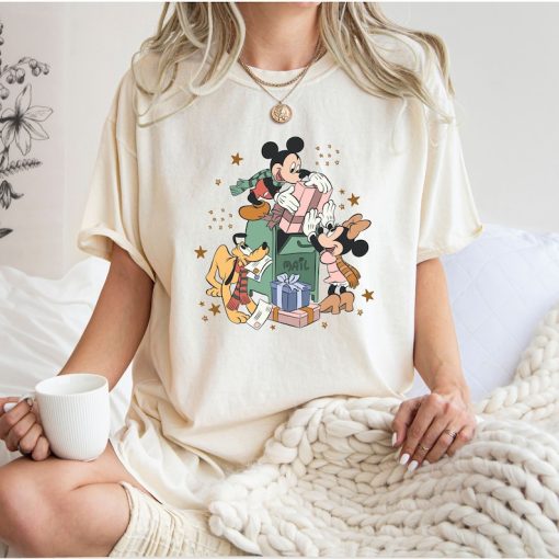 Comfort Colors® Mickey and Minnie Christmas Shirt