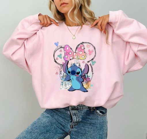 Disney Stitch Shirt, Minnie Bow Stitch Shirt, Stitch Disneyworld Shirt