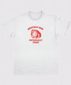 Mentally sick physically thicc Unisex Heavy Cotton Tee