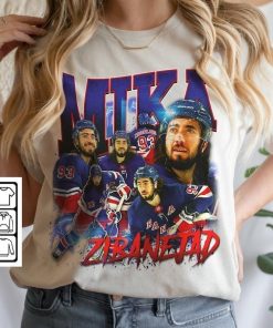 Mika Zibanejad New York Hockey Shirt