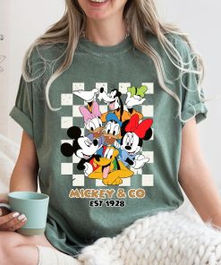 Comfort Colors® Checkered Mickey & Co Est 1928 Shirt