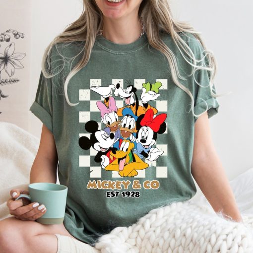 Comfort Colors® Checkered Mickey & Co Est 1928 Shirt