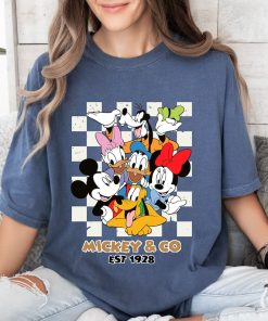 Comfort Colors® Checkered Mickey & Co Est 1928 Shirt