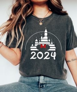 Comfort Colors® Mickey And Minnie Castle T-Shirt, Disney 2024 Shirt