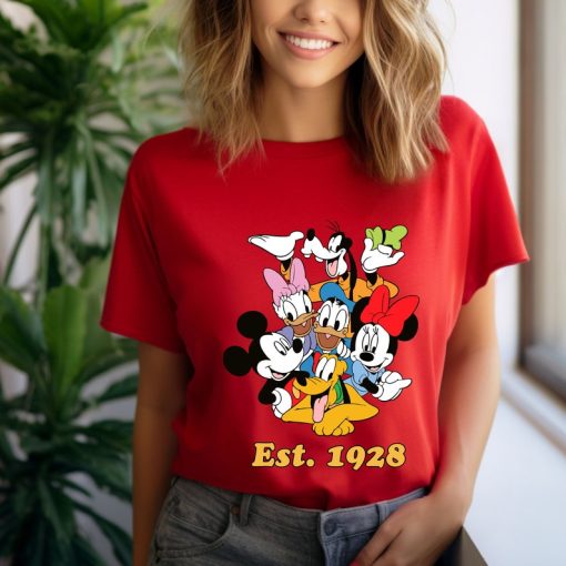 Comfort Colors® Mickey Friends Shirt, Mickey and Co. est. 1928 Shirt