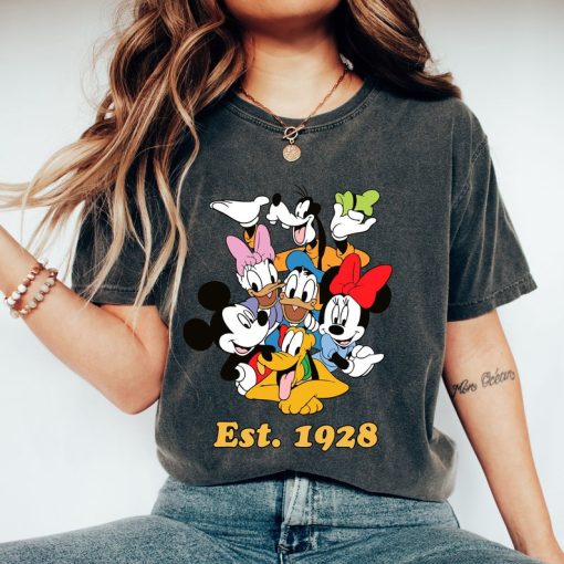 Comfort Colors® Mickey Friends Shirt, Mickey and Co. est. 1928 Shirt