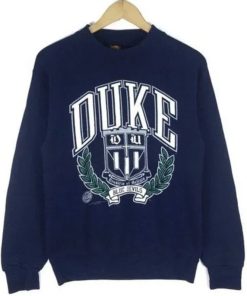 Vintage Duke University Sweatshirt, Duke Blue Devils Shirt, DKU Shirt