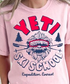 Vintage Disney Expedition Everest Yeti Ski School Shirt