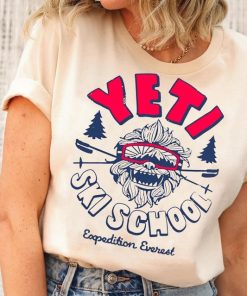 Vintage Disney Expedition Everest Yeti Ski School Shirt