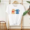 Disney Pooh And Stitch Cute Friends T-Shirt, Disney Friends Shirt