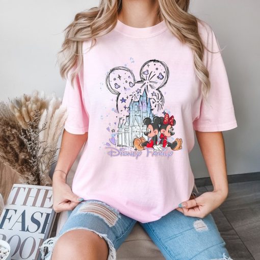 Comfort Colors® Disney Family T-Shirt, Mickey And Friends Shirt